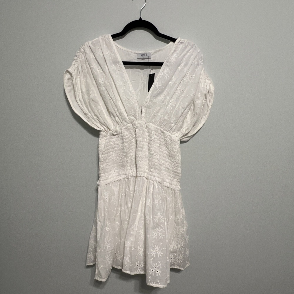 Elegant White Women's Dress